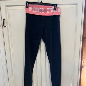 PINK yoga pants, size small